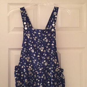 Floral Cloth Overalls!